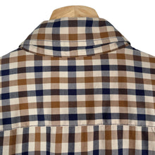 Load image into Gallery viewer, Aquascutum House Check Short Sleeved Shirt - Small (S) PTP 19.5"