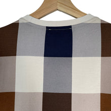 Load image into Gallery viewer, Aquascutum Block Check Short Sleeved T-Shirt - Medium (M) PTP 20.5"