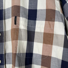 Load image into Gallery viewer, Aquascutum Block Check Short Sleeved Shirt - Medium (M) PTP 22.5"