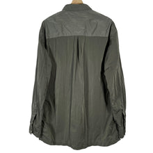 Load image into Gallery viewer, Paul and Shark Green Econyl Nylon Metal Overshirt - Extra Large (XL) PTP 23"
