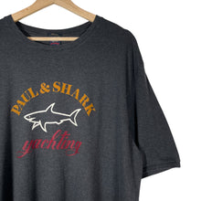 Load image into Gallery viewer, Paul and Shark Grey Short Sleeved Logo T-Shirt - Double Extra Large (XXL) PTP 24"