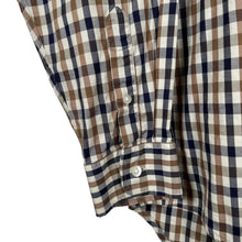 Load image into Gallery viewer, Aquascutum House Check Long Sleeved Shirt - Medium (M) PTP 23"
