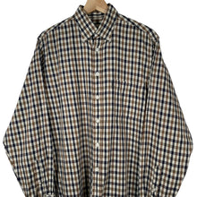 Load image into Gallery viewer, Aquascutum House Check Long Sleeved Shirt - Medium (M) PTP 23"