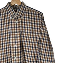 Load image into Gallery viewer, Aquascutum House Check Long Sleeved Shirt - Medium (M) PTP 20"
