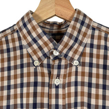 Load image into Gallery viewer, Aquascutum House Check Long Sleeved Shirt - Medium (M) PTP 20.5"