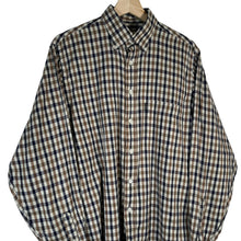 Load image into Gallery viewer, Aquascutum House Check Long Sleeved Shirt - Medium (M) PTP 22.25"