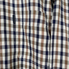 Load image into Gallery viewer, Aquascutum House Check Long Sleeved Shirt - Medium (M) PTP 23"