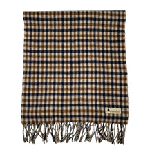 Load image into Gallery viewer, Aquascutum Classic House Check 100% Lambswool Scarf - One Size Fits All