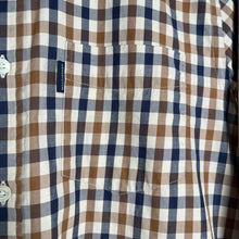 Load image into Gallery viewer, Aquascutum House Check Long Sleeved Shirt - Medium (M) PTP 20.25"