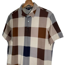 Load image into Gallery viewer, Aquascutum Block Check Short Sleeved Polo - Medium (M) PTP 21"
