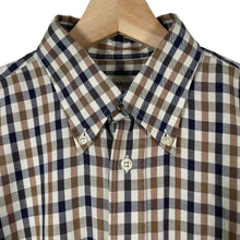 Load image into Gallery viewer, Aquascutum House Check Long Sleeved Shirt - Medium (M) PTP 23"
