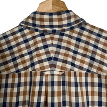 Load image into Gallery viewer, Aquascutum House Check Long Sleeved Shirt - Medium (M) PTP 20.25"