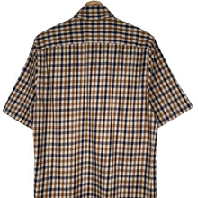 Load image into Gallery viewer, Aquascutum House Check Short Sleeved Shirt - Small (S) PTP 19.5"