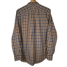 Load image into Gallery viewer, Aquascutum House Check Long Sleeved Shirt - Medium (M) PTP 20.5"