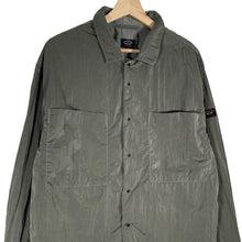 Load image into Gallery viewer, Paul and Shark Green Econyl Nylon Metal Overshirt - Extra Large (XL) PTP 23"