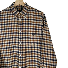Load image into Gallery viewer, Aquascutum House Check Flannel Long Sleeved Shirt - Medium (M) PTP 20.75"