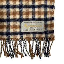 Load image into Gallery viewer, Aquascutum Classic House Check Cashmere / Lambswool Scarf - One Size Fits All