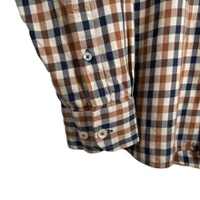 Load image into Gallery viewer, Aquascutum House Check Long Sleeved Shirt - Medium (M) PTP 21"