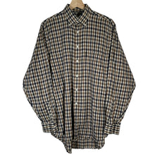 Load image into Gallery viewer, Aquascutum House Check Long Sleeved Shirt - Medium (M) PTP 22.25"