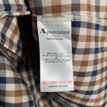 Load image into Gallery viewer, Aquascutum House Check Long Sleeved Shirt - Medium (M) PTP 20.25"