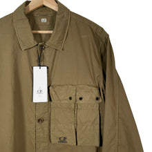 Load image into Gallery viewer, C.P Company Khaki Gabardine Button Up Overshirt - Extra Large (XL) PTP 23"