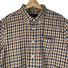 Load image into Gallery viewer, Aquascutum House Check Short Sleeved Shirt - Double Extra Large (XXL) PTP 23.75"