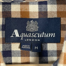 Load image into Gallery viewer, Aquascutum House Check Flannel Long Sleeved Shirt - Medium (M) PTP 20.75"