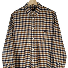 Load image into Gallery viewer, Aquascutum House Check Flannel Long Sleeved Shirt - Medium (M) PTP 20.75"