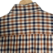 Load image into Gallery viewer, Aquascutum House Check Long Sleeved Shirt - Medium (M) PTP 21"