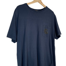 Load image into Gallery viewer, C.P Company Navy Blue Short Sleeved Logo T-Shirt - Double Extra Large (XXL) PTP 22"
