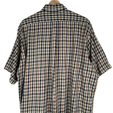 Load image into Gallery viewer, Aquascutum House Check Short Sleeved Shirt - Extra Large (XL) PTP 25.5"