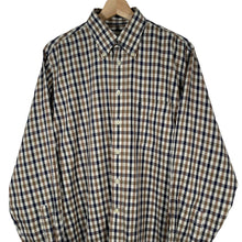Load image into Gallery viewer, Aquascutum House Check Long Sleeved Shirt - Medium (M) PTP 23"