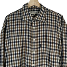 Load image into Gallery viewer, Aquascutum House Check Long Sleeved Shirt - Extra Large (XL) PTP 26"