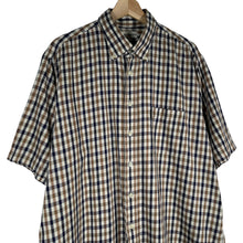 Load image into Gallery viewer, Aquascutum House Check Short Sleeved Shirt - Extra Large (XL) PTP 25.5"