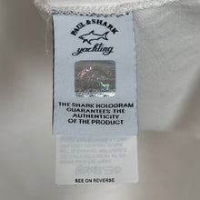 Load image into Gallery viewer, Paul and Shark White Short Sleeved Logo T-Shirt - Medium (M) PTP 19.5"
