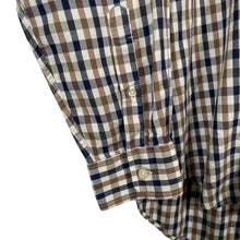 Load image into Gallery viewer, Aquascutum House Check Long Sleeved Shirt - Medium (M) PTP 23"