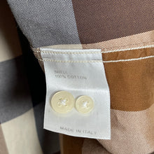 Load image into Gallery viewer, Aquascutum Block Check Long Sleeved Shirt - Medium (M) PTP 20.75"