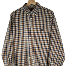 Load image into Gallery viewer, Aquascutum House Check Long Sleeved Shirt - Large (L) PTP 20.5"