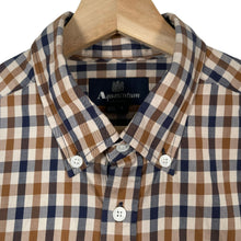 Load image into Gallery viewer, Aquascutum House Check Long Sleeved Shirt - Large (L) PTP 21"