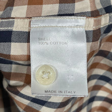 Load image into Gallery viewer, Aquascutum House Check Long Sleeved Shirt - Medium (M) PTP 21"