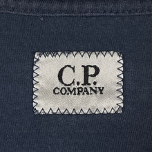 Load image into Gallery viewer, C.P Company Navy Blue Short Sleeved Logo T-Shirt - Double Extra Large (XXL) PTP 22"