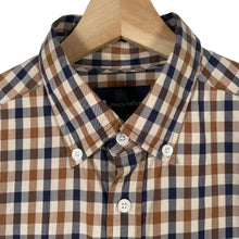 Load image into Gallery viewer, Aquascutum House Check Long Sleeved Shirt - Medium (M) PTP 20.5"