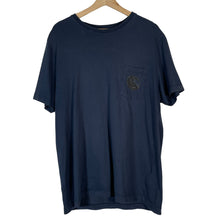 Load image into Gallery viewer, C.P Company Navy Blue Short Sleeved Logo T-Shirt - Double Extra Large (XXL) PTP 22"
