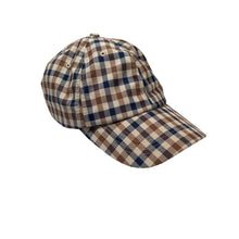 Load image into Gallery viewer, Aquascutum House Check Adjustable Cap - One Size Fits All
