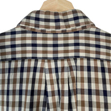 Load image into Gallery viewer, Aquascutum House Check Long Sleeved Shirt - Medium (M) PTP 22.25"