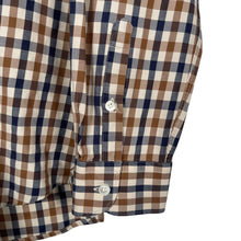 Load image into Gallery viewer, Aquascutum House Check Long Sleeved Shirt - Medium (M) PTP 20"