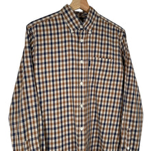 Load image into Gallery viewer, Aquascutum House Check Long Sleeved Shirt - Medium (M) PTP 20.5"