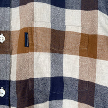 Load image into Gallery viewer, Aquascutum Block Check Flannel Long Sleeved Shirt - Extra Large (XL) PTP 22"