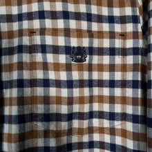 Load image into Gallery viewer, Aquascutum House Check Flannel Long Sleeved Shirt - Medium (M) PTP 20.75"