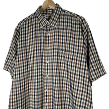Load image into Gallery viewer, Aquascutum House Check Short Sleeved Shirt - Extra Large (XL) PTP 25.5"